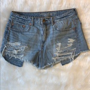 American Eagle Distressed Denim Shorts